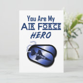 Carte de voeux de la Force aérienne (Debout devant)