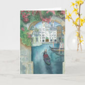 Carte de voeux de la "ITALIE" (Fleur jaune)