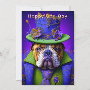Carte de vœux de la journée du chien – Drôle pour 