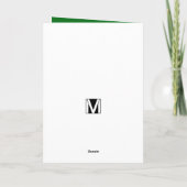 Carte de voeux de la Journée du mariage pour l'éga (Dos)