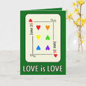 Carte de voeux de la Journée du mariage pour l'éga (Fleur jaune)