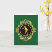 Carte de voeux de la Journée internationale de Ten (Fleur jaune)