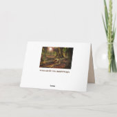 carte de voeux de la maison elfin (Dos)