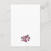 Carte de voeux de la mère botanique Prières (Dos)