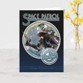 Carte de voeux de la patrouille spatiale (Fleur jaune)