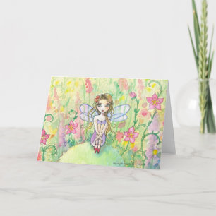 Carte de vœux de la petite fée Chloé