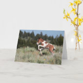 Carte de voeux de la pluie (Fleur jaune)