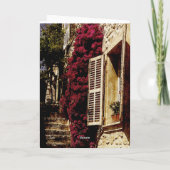 Carte de voeux de la Provence, St Paul de Vence (Dos)