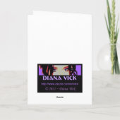 Carte de voeux de la Reine de neige (Dos)