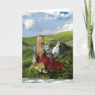 Carte de voeux de la reine d'été