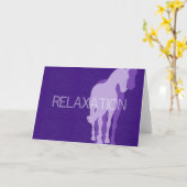 Carte de voeux de la RELAXATION 5x7 (Fleur jaune)