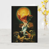 Carte de voeux de la résurrection du Christ - Dioc (Fleur jaune)