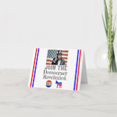 Carte de voeux de la révolution démocratique (Devant)