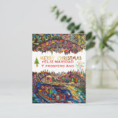 Carte de vœux de la rivière de San Antonio (Debout devant)