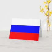 carte de voeux de la Russie (Fleur jaune)