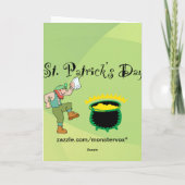 Carte de vœux de la Saint-Patrick (Dos)