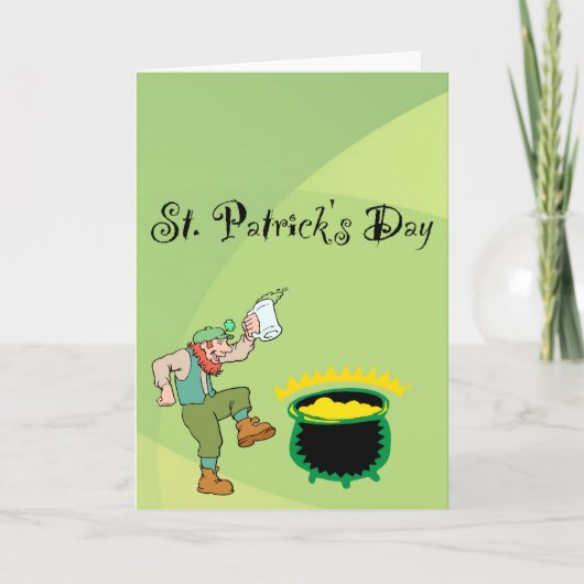 Carte de vœux de la Saint-Patrick (Devant)
