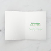 Carte de vœux de la Saint-Patrick (Intérieur)