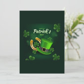 Carte de vœux de la Saint-Patrick (Debout devant)