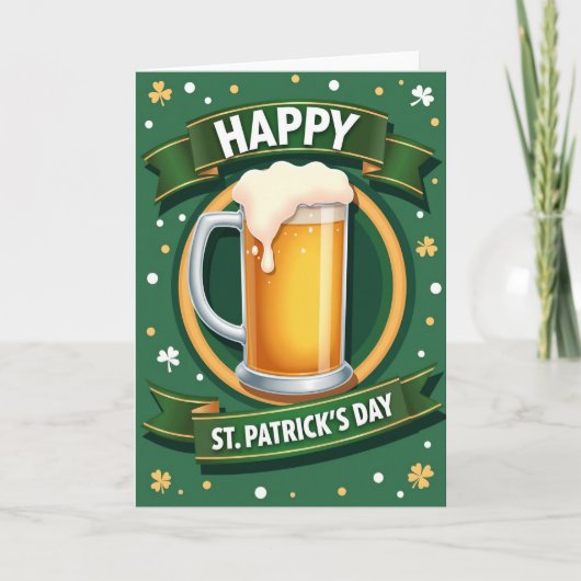 Carte de vœux de la Saint-Patrick (Devant)