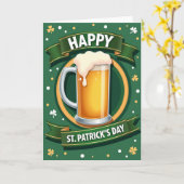 Carte de vœux de la Saint-Patrick (Fleur jaune)
