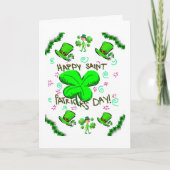Carte de vœux de la Saint-Patrick (Devant)