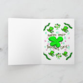 Carte de vœux de la Saint-Patrick (Intérieur)