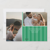 Carte de vœux de la Saint-Patrick avec photo de fa (Dos)