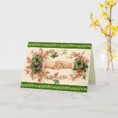 Carte de voeux de la Saint Patrick de Victoria (Fleur jaune)