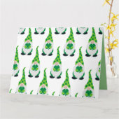 Carte de vœux de la Saint-Patrick Joyeuse (Fleur jaune)