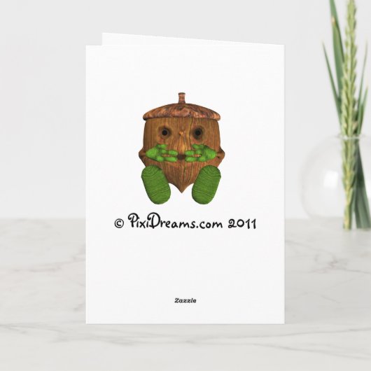 Carte de voeux de la Saint Patrick - Pixie irlanda (Dos)