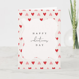 Carte de vœux de la Saint-Valentin