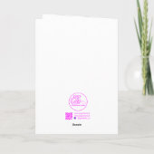 carte de vœux de la Saint-Valentin (Dos)
