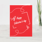 carte de vœux de la Saint-Valentin (Devant)