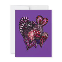 Carte de vœux de la Saint-Valentin