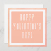 Carte de voeux de la Saint-Valentin (Devant / Derrière)