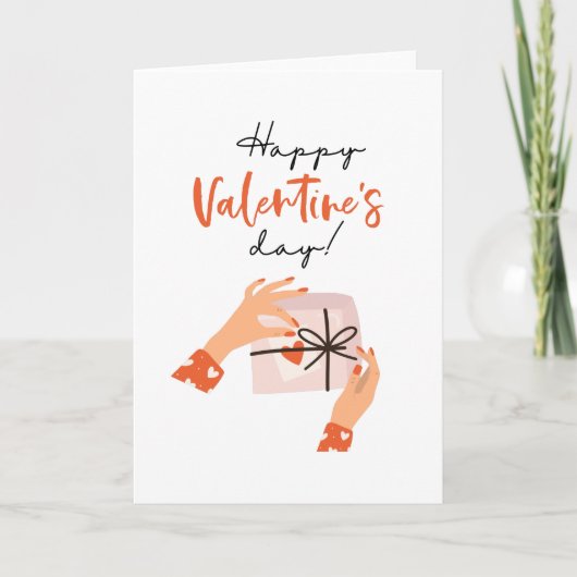 Carte de vœux de la Saint-Valentin (Devant)