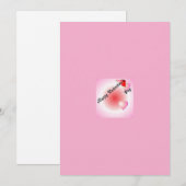 Carte de vœux de la Saint-Valentin (Devant / Derrière)