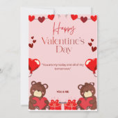 Carte de vœux de la Saint-Valentin (Dos)