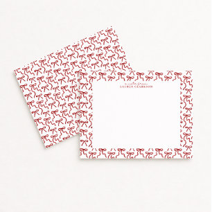Carte de vœux de la Saint-Valentin à bordure de nœ