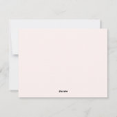 Carte de vœux de la Saint-Valentin Cerise à Ruban (Dos)