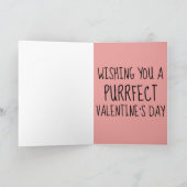 CARTE DE VŒUX DE LA SAINT-VALENTIN CHAT PANDA KITT (Intérieur)