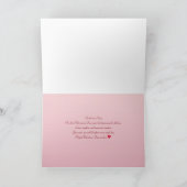 Carte de vœux de la Saint-Valentin – Cœurs d'amour (Intérieur)