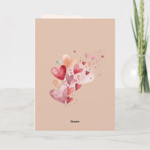 Carte de vœux de la Saint-Valentin Douces Gorgées  (Dos)