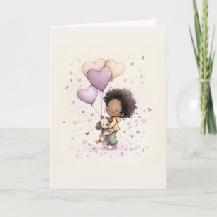 Carte de vœux de la Saint-Valentin fantaisiste – A