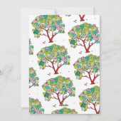 Carte de vœux de la Saint-Valentin Heart Tree Happ (Dos)