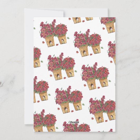 Carte de vœux de la Saint-Valentin Howdy Neighbor (Dos)