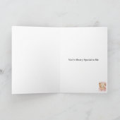 Carte de vœux de la Saint-Valentin Ourson mignon (Intérieur)