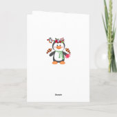 Carte de vœux de la Saint-Valentin Pingouin (Dos)