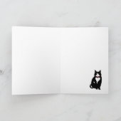 Carte de vœux de la Saint-Valentin pour chat (Intérieur)